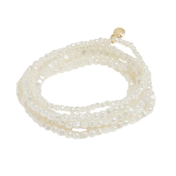 NWT J. Crew Tiny Pearl-Bead Stretch Bracelets (set-of-six) - Picture 4 of 4